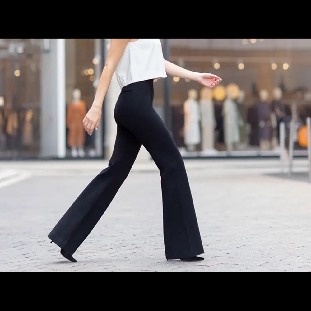 Spanx Perfect Pant Flare Ponte Small Petite